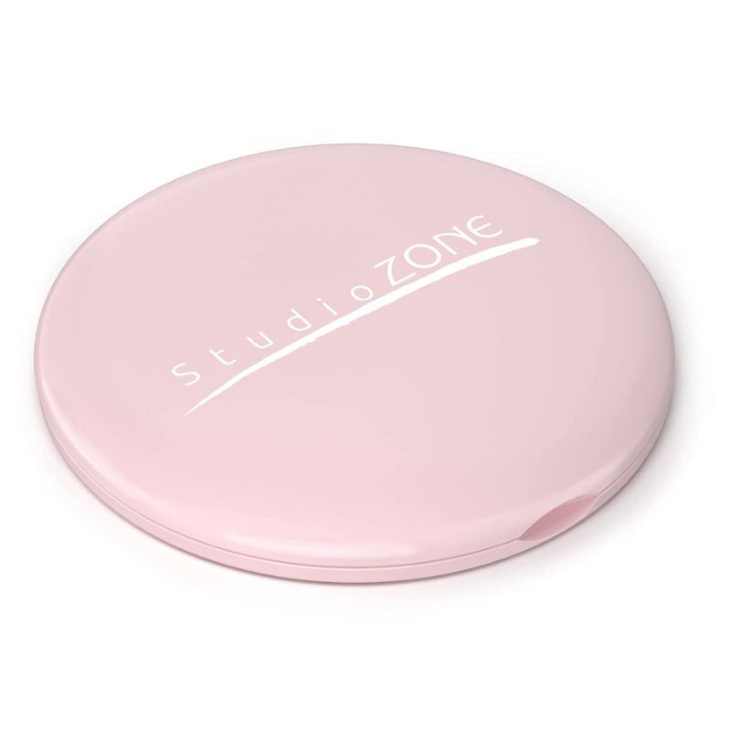 Our Pink Compact Mirror helps you apply Makeup and SEE UP CLOSE.  Never again wonder if your eyeliner or lipstick is straight or if you missed a stray hair when you are out and about.