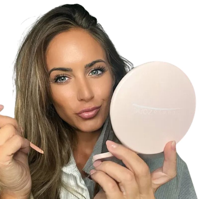 Our Pink 10X Compact Mirror helps you apply Makeup and SEE UP CLOSE.