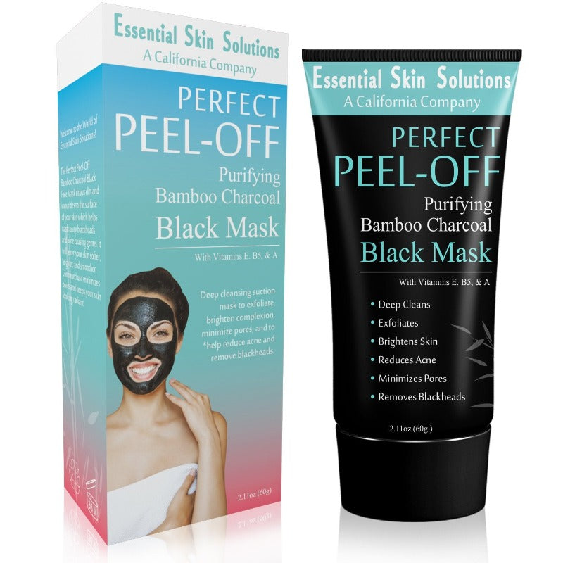 Charcoal Peel Off Mask - Exfoliating Blackhead Remover Face Mask - Essential Skin Solutions